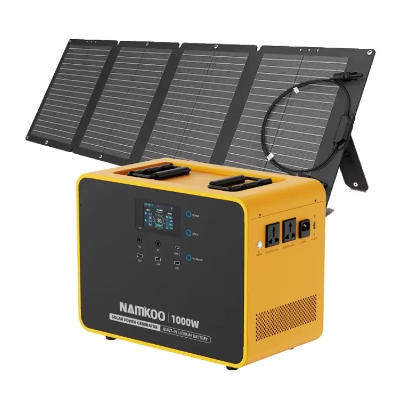 

【Hot】Fast Charging 1kw Portable Power Station Generators Lifepo4 1000W Solar Mobile Power Station for Home