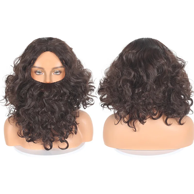 Ensemble barbe et perruque Père Noël, 3 documents