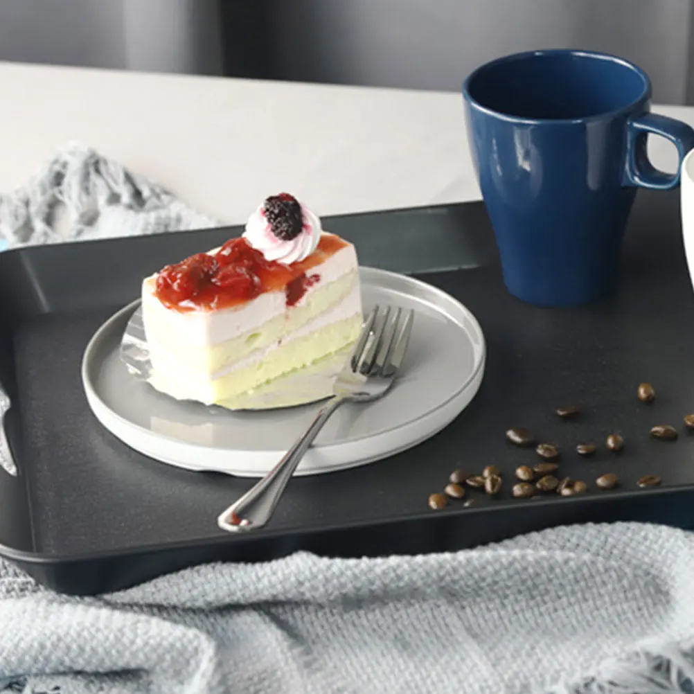 

H made Wood Fruit Plate Wood Serving Tray Easy Clean Snack Household Tableware Countertop Food Rectangle Smooth Surface