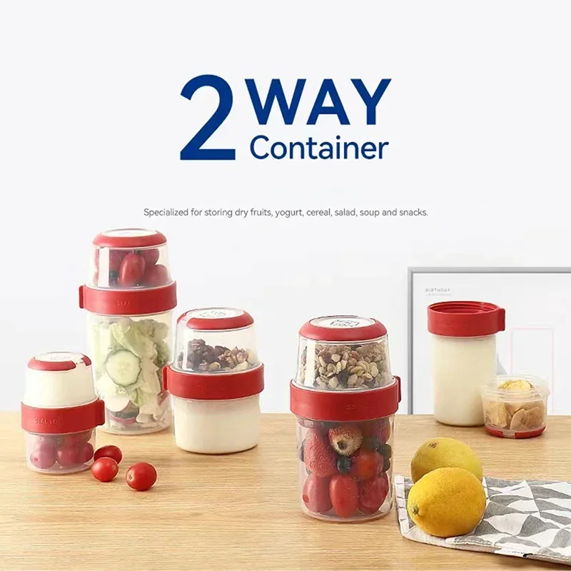 

300/480/670/870/1070 мл овсянка, орехи, йогурт, салат, чашка, коробка для хранения еды, набор контейнеров с уплотнением, 2-слойная чашка для хрустящего чашка, чашка для соуса, ланч-бокс