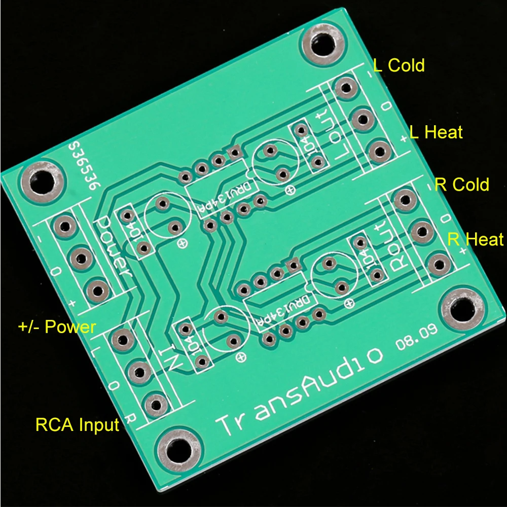 PCB Board / DRV134PA IC / DRV134PA Dual Channel Single-ended to Balance PCB Board/Finished Board