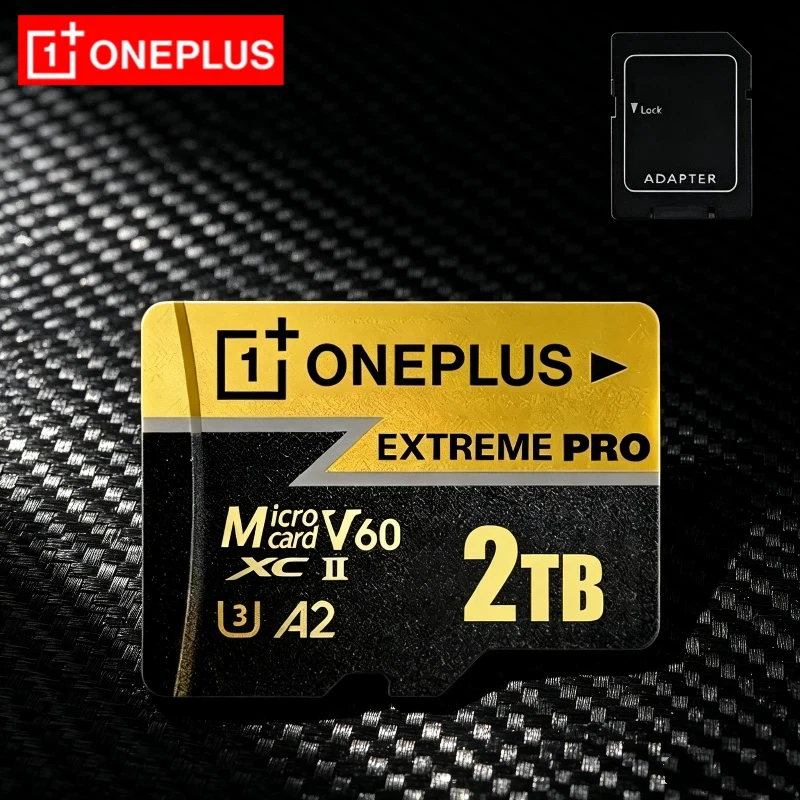Oneplus Original Micro SD Card A1 2TB V60 Memory Card for Nintendo Switch Flash Memory Cards 128GB For Insta360 DJI Drone Car