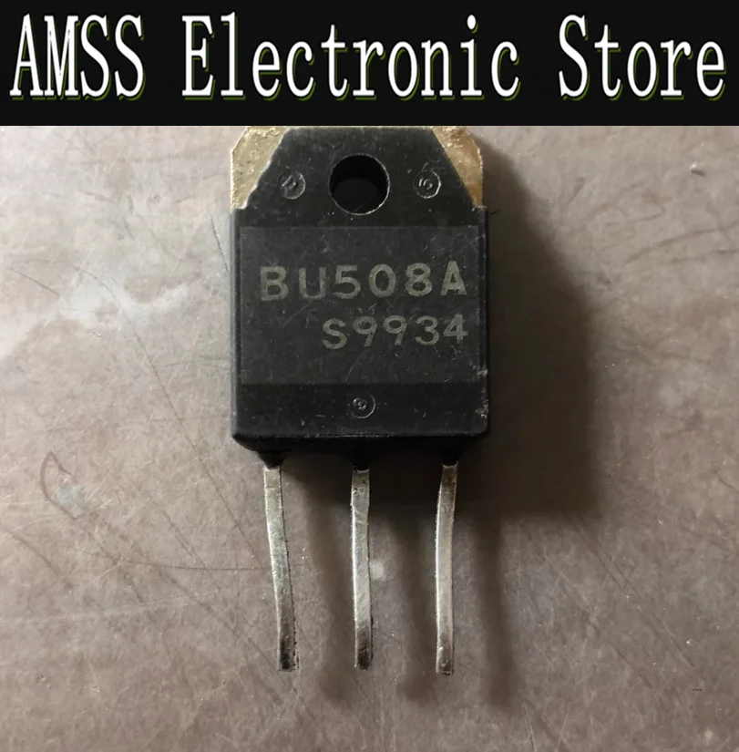 AMSS-transistor ultrasónico de TV a color, BU508A, BU2508AF, BU2520AF, BU2527AF, BU2508DF, BU2520DF, TO-3PF, 10 unidades por lote