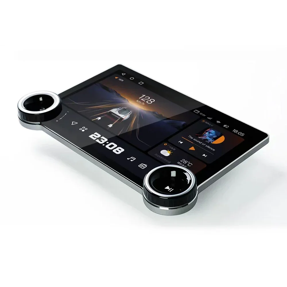 11.5 Inch 2K Car Android Palyer Large Knobs Android 13 Car Dvd Player Carplay Android Auto Phone Link Car Touch Screen
