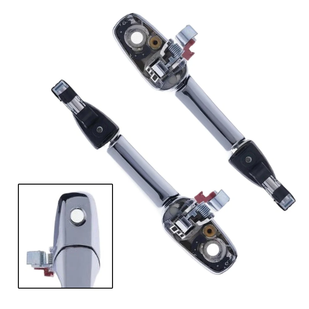 For Daily Driving Repair Exterior Door Handle Four Piece Set Precise Fitment Component Direct Replacement Type