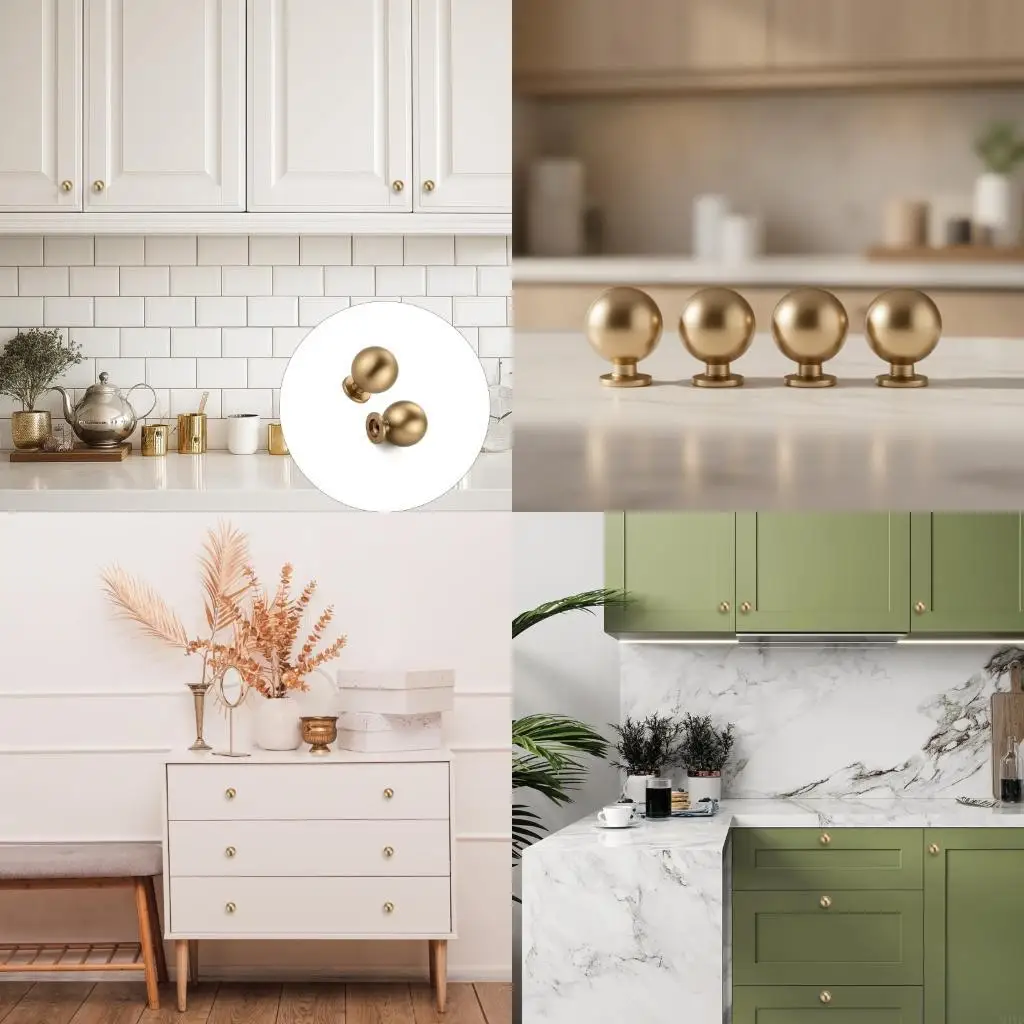 4Pcs Drawer Pulls Zinc Alloy Dressers Cupboard Handle Furniture Handle M4YD