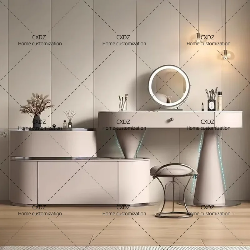 XXAccessories Cabinet Dressing Table White Shelf Coffee Study Service Vanity Table Comfortable Beauty Vestidores Home