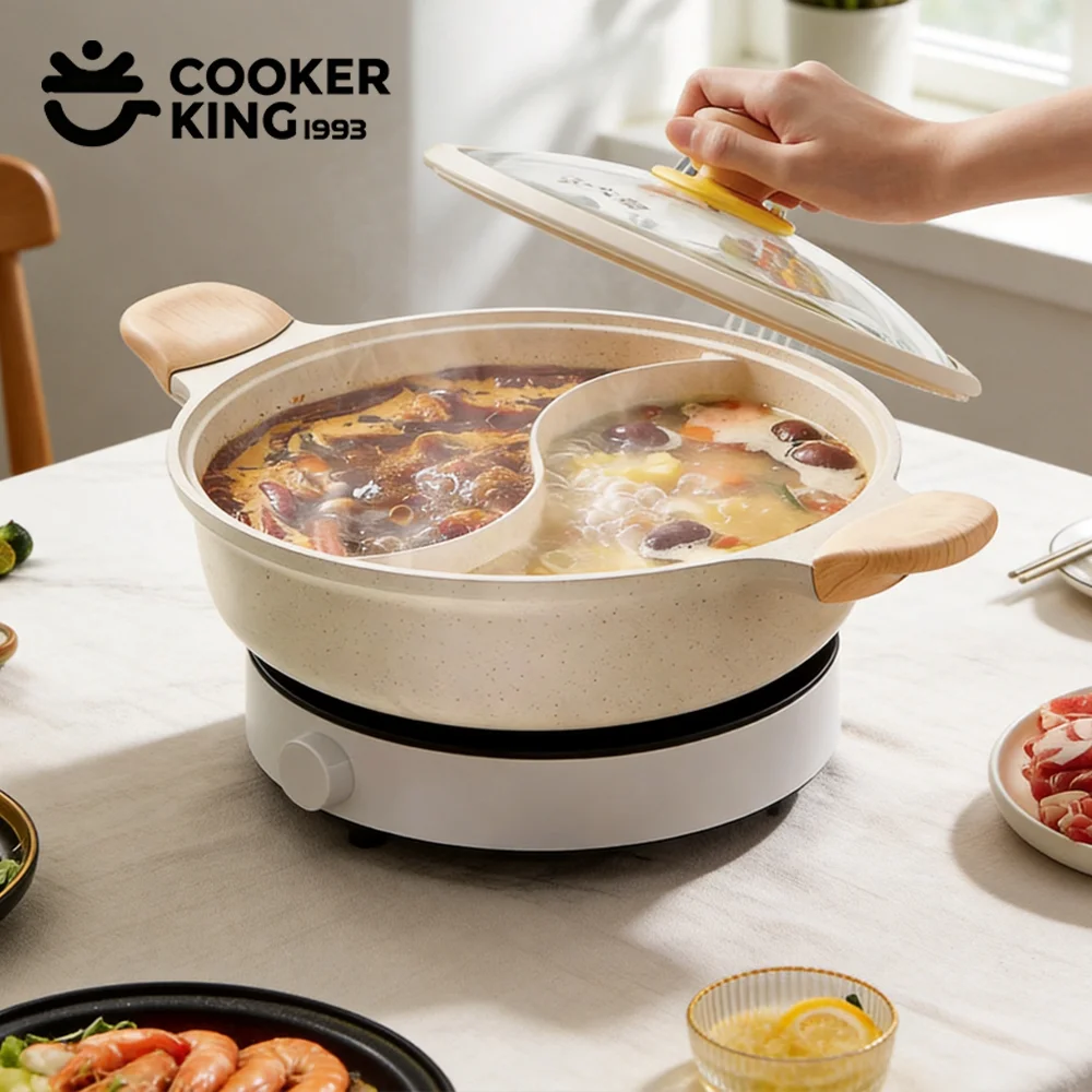 COOKER KING Pot Hot Pot Induction Cooker Electric Ceramic Cooker Suitable For Large Capacity Of Non-stick Pot