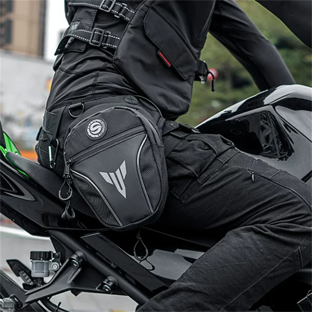 

For motorcycle multi-functional cycling leg bag men's/women's reflective diagonal cross bag waterproof backpack waist bag