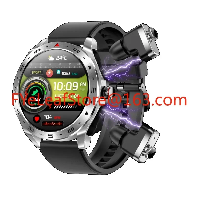 

T95 New 2 in 1 TWS Smart Watch With Earphones Earbuds Headphones 1.52" IPS BT Call Music Men Sport Fitcloudpro T95 Smartwatch