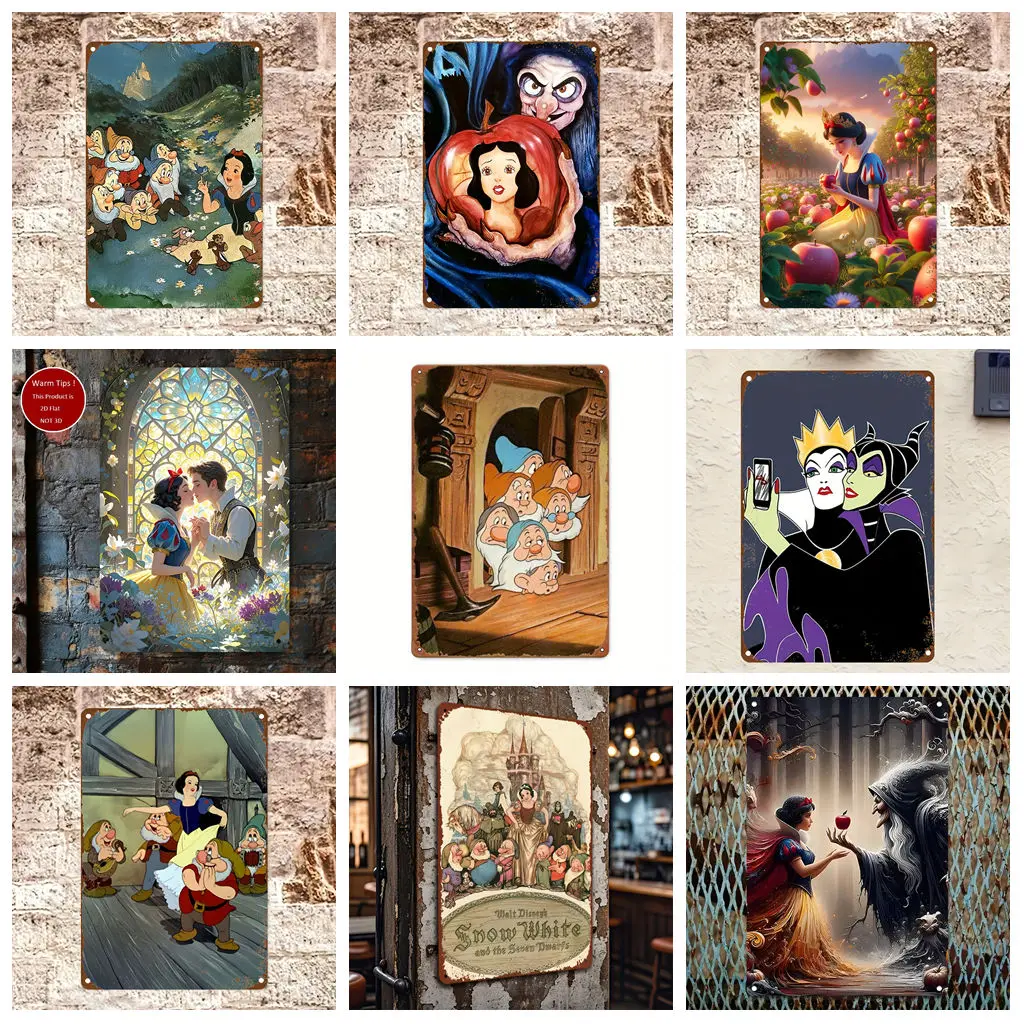 

Miniso Peter Pan Childlike Scene Selection Decor Metal Signs Tin Signs Captain Poster Decor for Bar Pub Club Wall Decoration