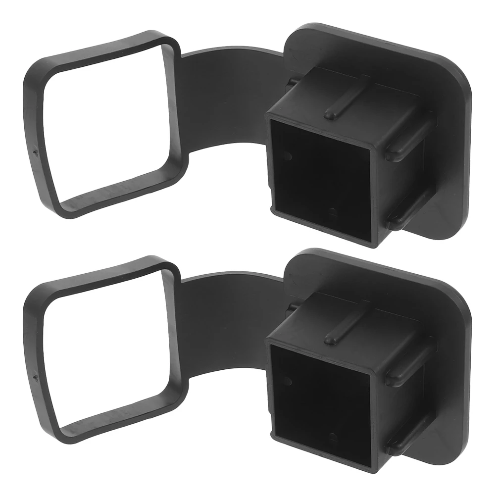 

2pcs Rubber Receiver Plug Black Trailer Hook Cap For Truck Suv Off-Road Vehicles Durable Tow Plug Trailer Hitch Ball Cover Hitch