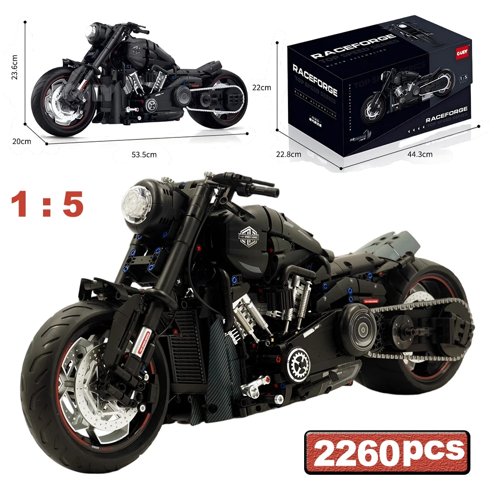 

2260Pcs MOC Technical Motorcycle Moto Car Building Blocks City Racing Vehicles Model Bricks Educational Toys for Teenager Gifts