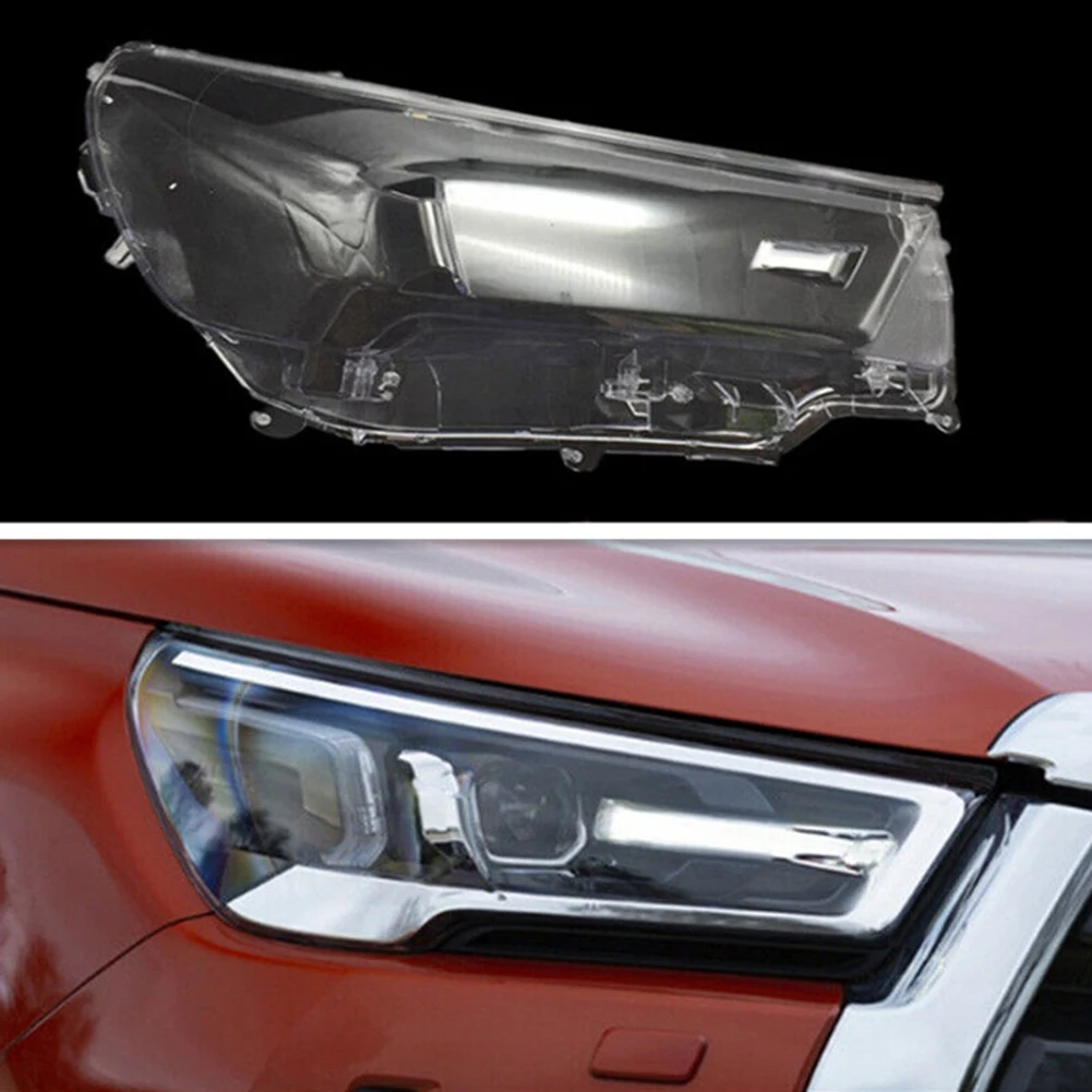 

For Toyota Hilux 2019 2020 2021 Car Headlight Cover Transparent Lampshade Caps Head Light Lamp Shell Accessories