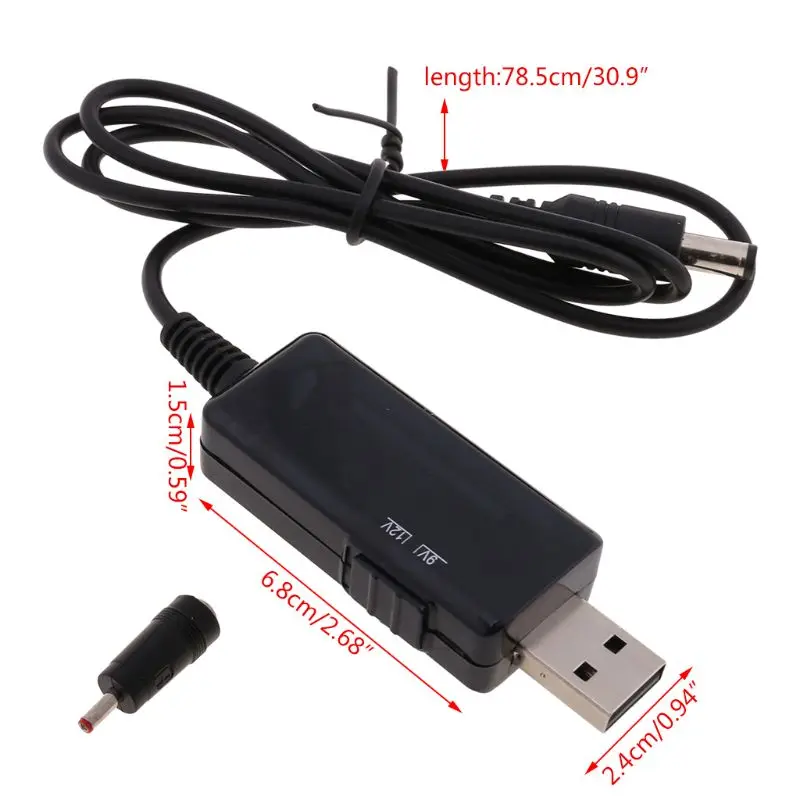 Untuk Converter untuk 5V 9V 12V USB Step Up Power Supply Adapter dengan