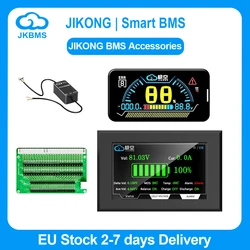 Smart JIKONG  BMS Accessories LCD RS485 Li-Ion Lto lifepo4 Adapter board 12V 24V 36V 48V 72V 18650 display and start switch