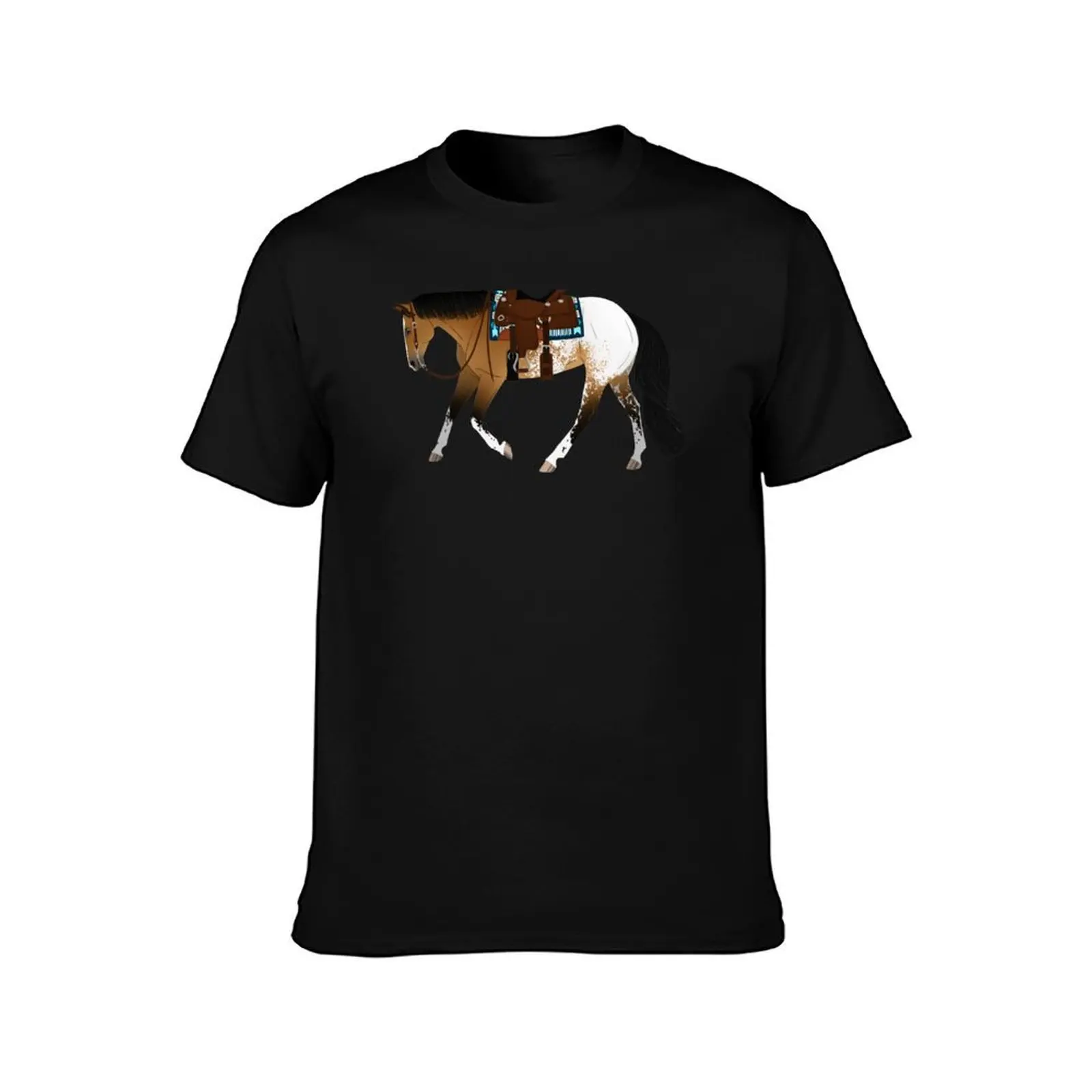 Buckskin Appaloosa Ranch Horse - Equine Rampaige T-Shirt Holiday Simple Tee Shirt T-Shirt