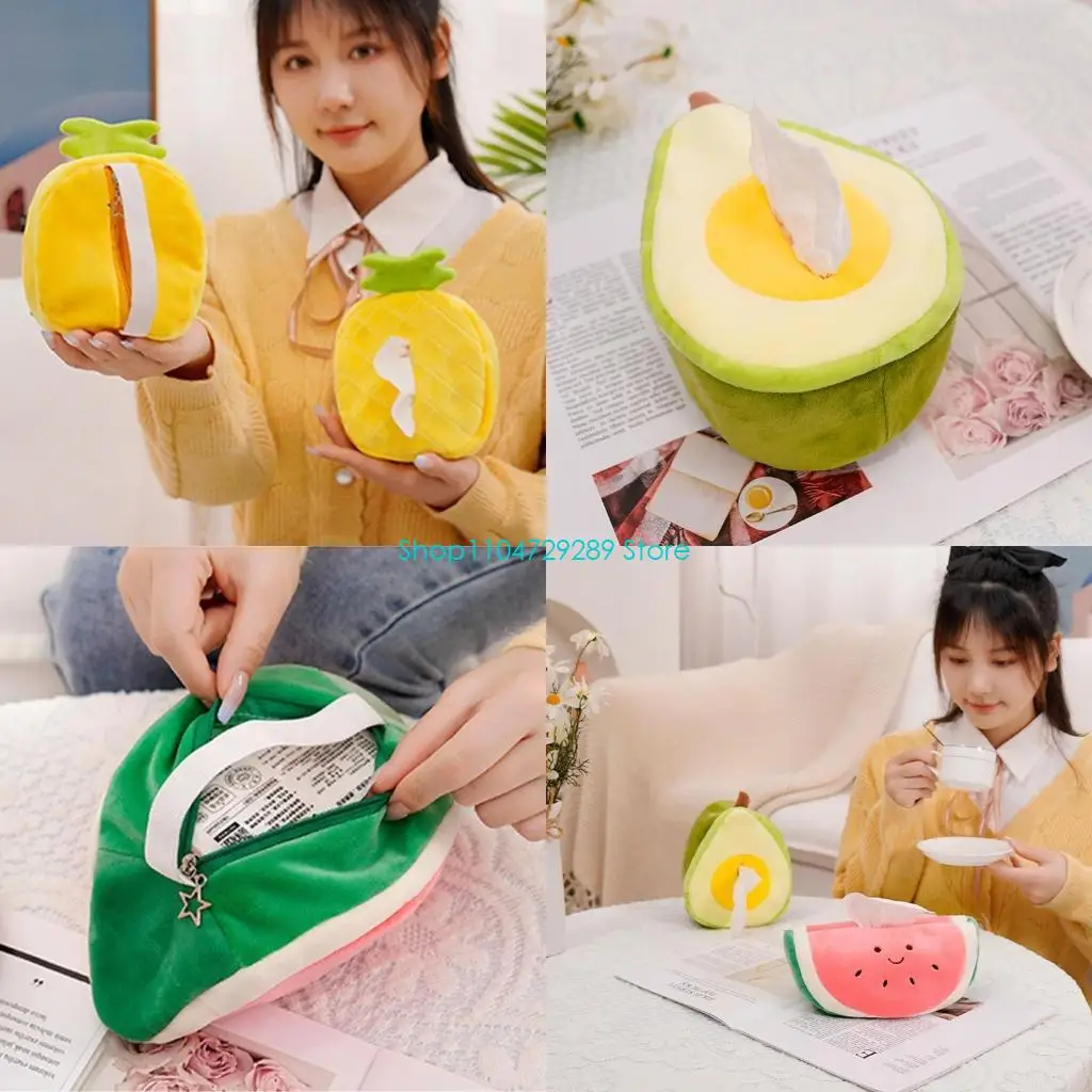 

D8KE Fruit Tissue Bracket Protective Box Car Interior Accessories