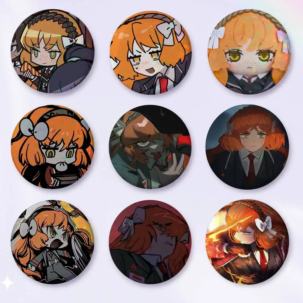 A-Game Limbus Company Tinplate Cartoon Round Brooches On Backpack Jacket Acrylic Button Pins Collection Gifts