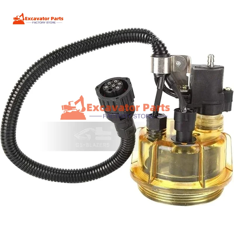 Engine Fuel Filter Heating Oil Water Separator R20P 20875073 20808386 20870050 Durable (Color : Yellow and Black)