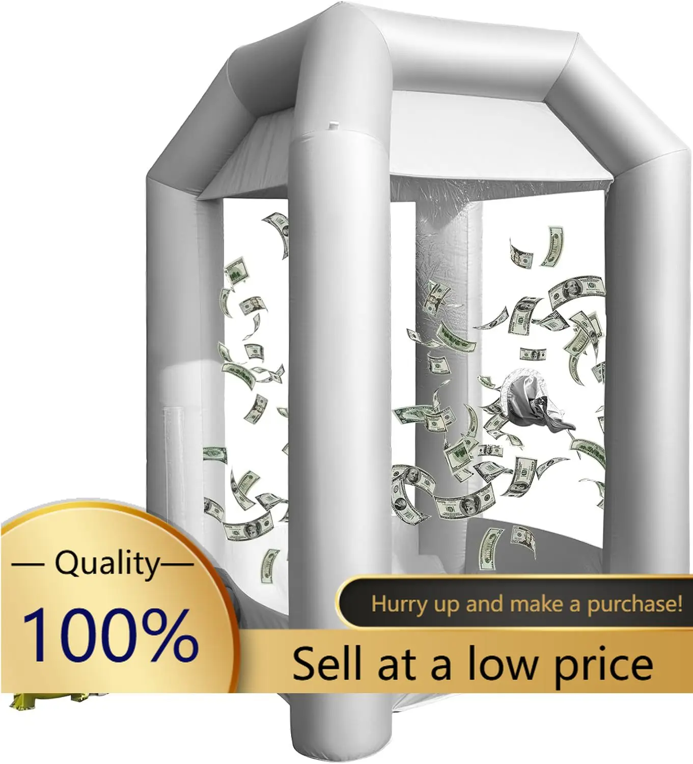 Cash Cube Blower Money Machine Promotion Event Advertising Fast Inflation