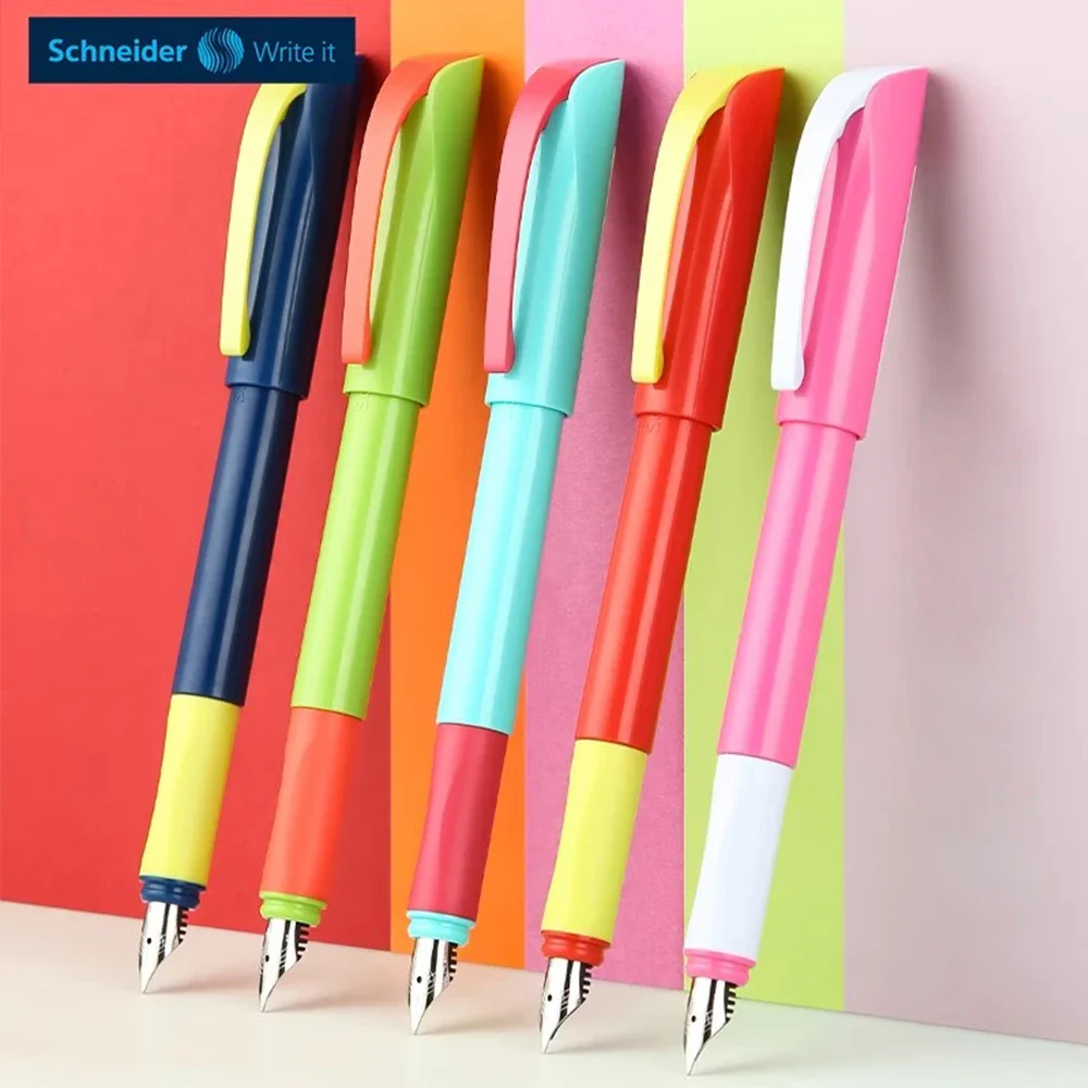 

Немецкая перьевая ручка Schneider Ultra с наконечником EF, иридиевое золотое покрытие, для тренировки письма, ультратонкая, 0,35 мм, школьные канцелярские принадлежности