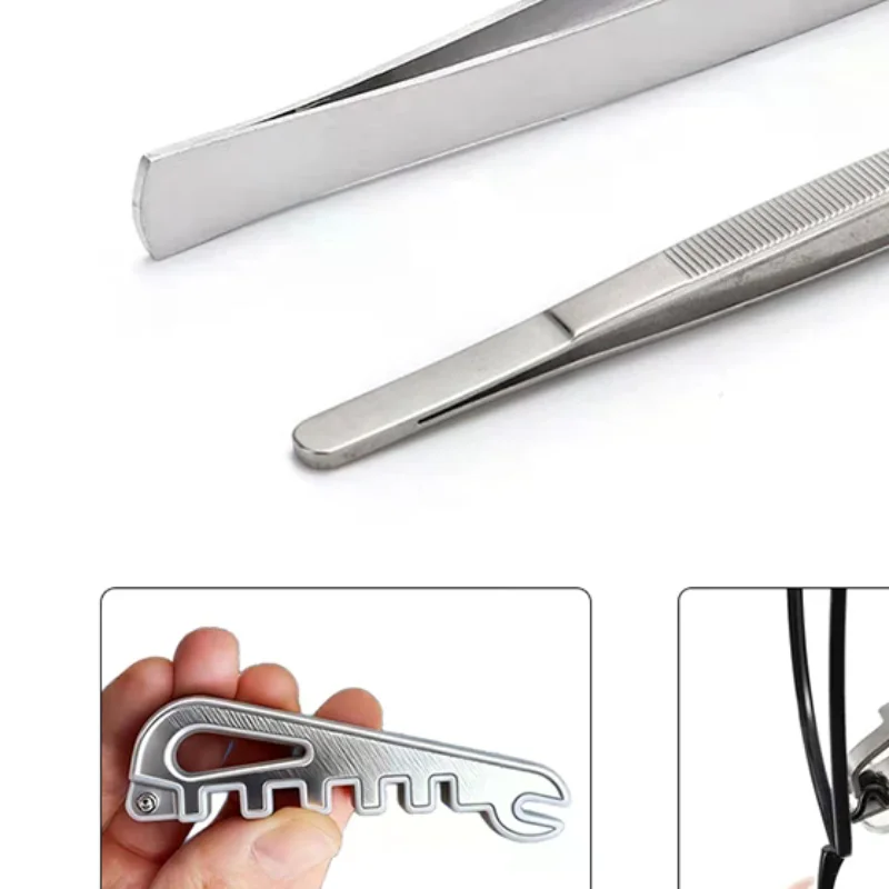 Glasses Nose Pad Install Tool Professional Glasses Screw Tweezer Glasses Frame Adjuster Eyeglass Curvature Adjuster Bender