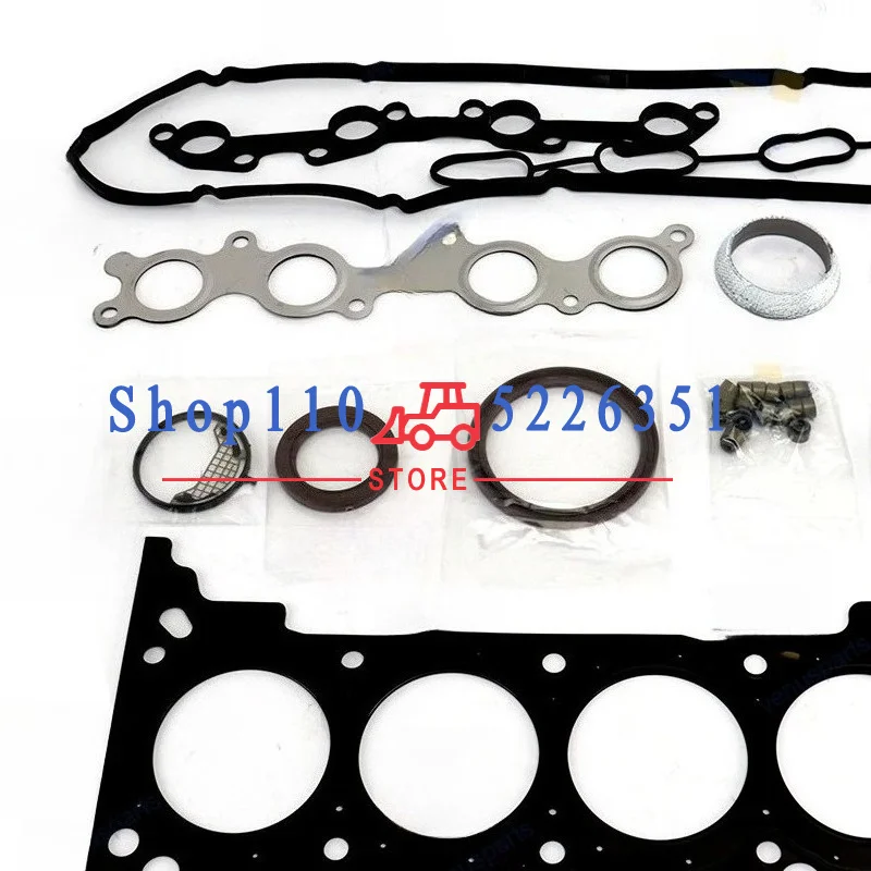 

1TR Full Gasket Kit Engine With Cylinder Head Gasket Overhaul Rebuild Kit Piston Ring