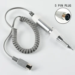 LNWPYH 35000rpm 5 Pins PLUG Electric Nail Drill Machine Handle Handpiece Pedicure Replacement Pen Manicure Beauty Tool Accessory