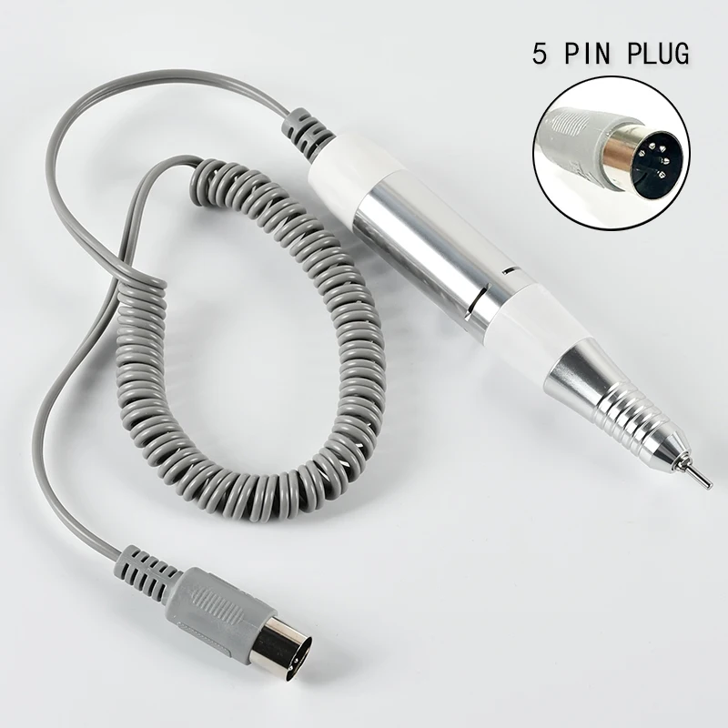 LNWPYH 35000rpm 5 Pins PLUG Electric Nail Drill Machine Handle Handpiece Pedicure Replacement Pen Manicure Beauty Tool Accessory
