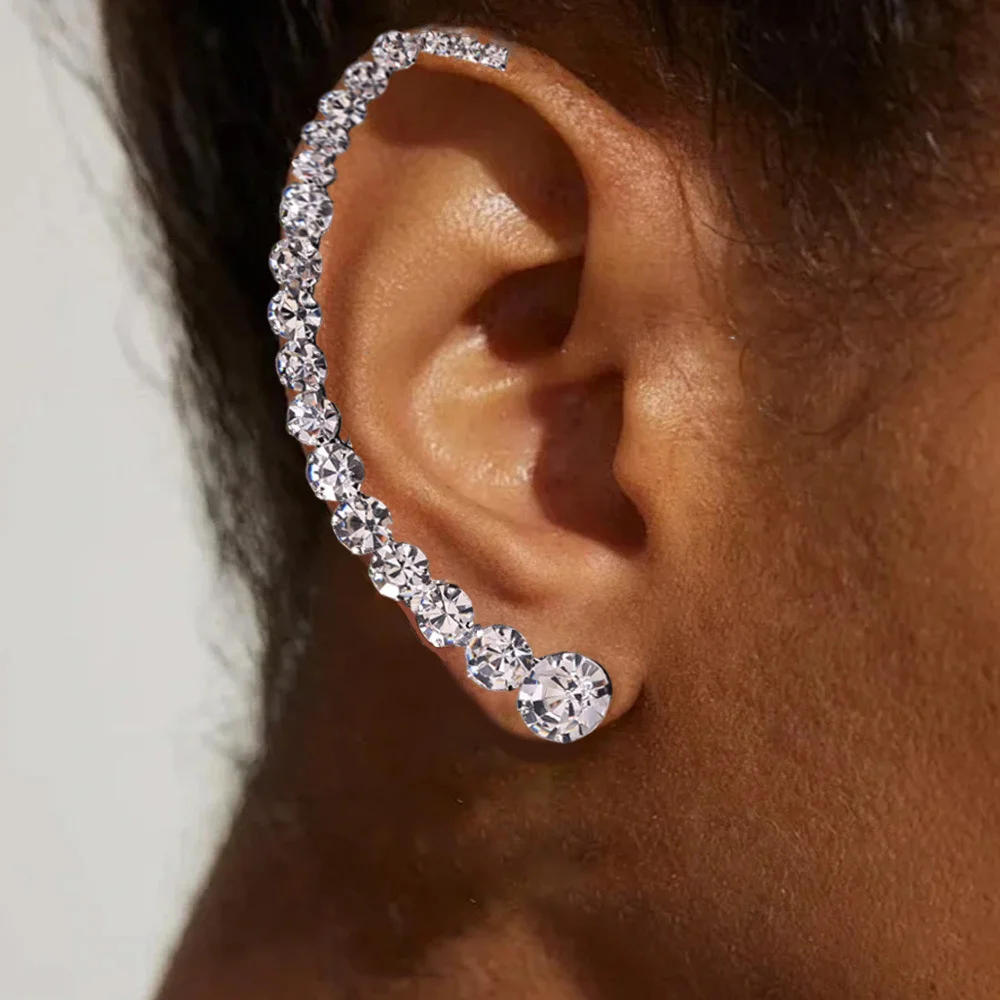 High Sense Accessories Simple Style Geometric Ear Hanging European And American Personality Simple Earrings