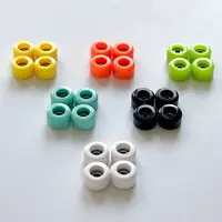 4Pcs Durable Professional Bearing Wheel Urethane PU Metal Fingerboard Wheels Mini CNC Finger Skate Board Accessory 3