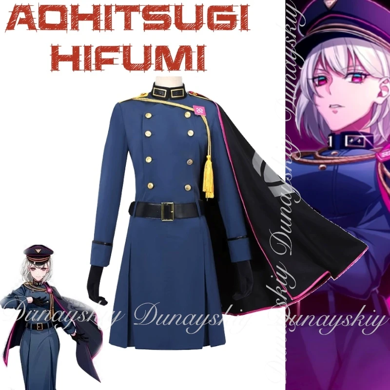 Hypnosis Microphone Aohitsugi Hifumi One Character The Party of Words And The Deputy Director Cosplay Costume Anime Full Of Suit