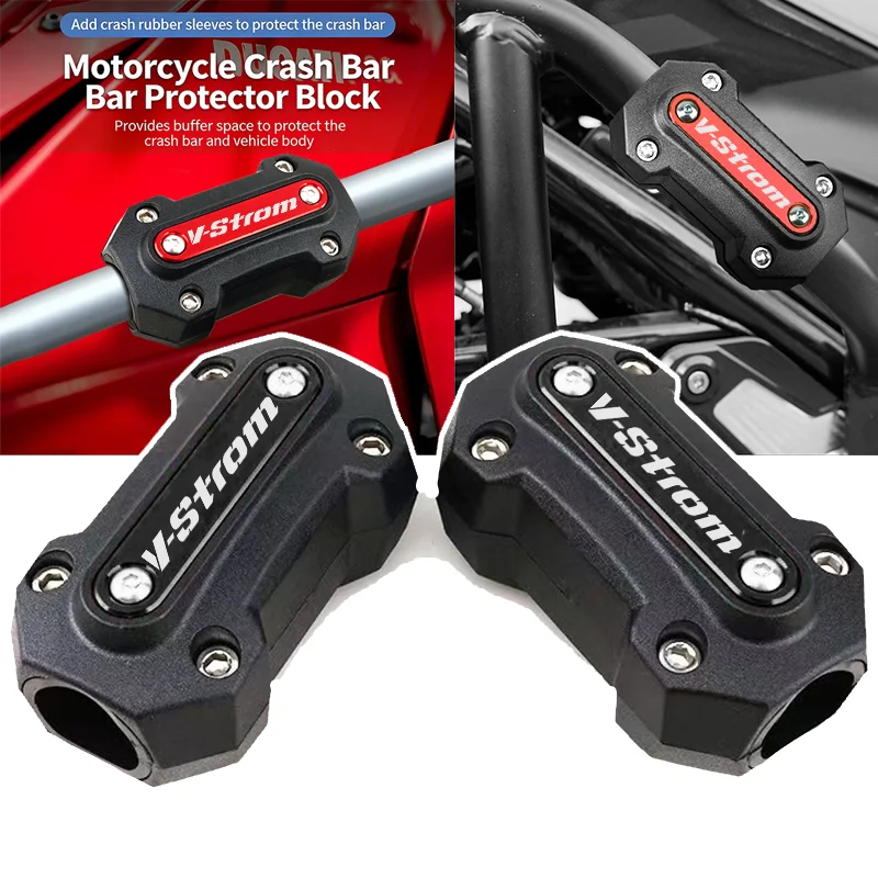 

Motorcycle V-strom For Suzuki Vstrom 650 1000 250 1050 XT DL1000 DL650 Dl250 Vstrom650 DL Crash Bar guard Engine Bumper Block
