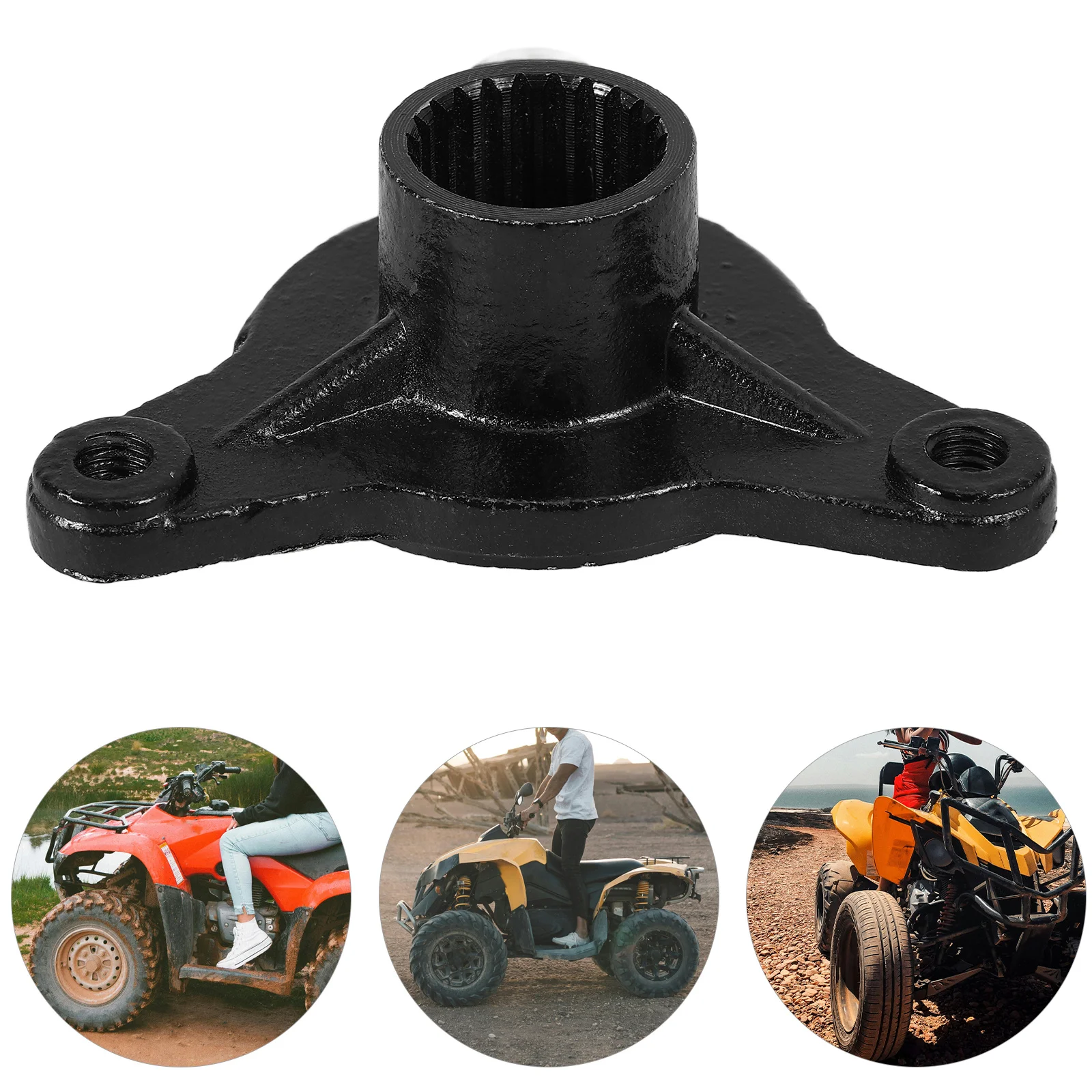フロント用ゴーカート ATV ホイールハブアセンブリ耐久性のある交換部品 ATV アクセサリーと互換性のあるホイールリムハブ