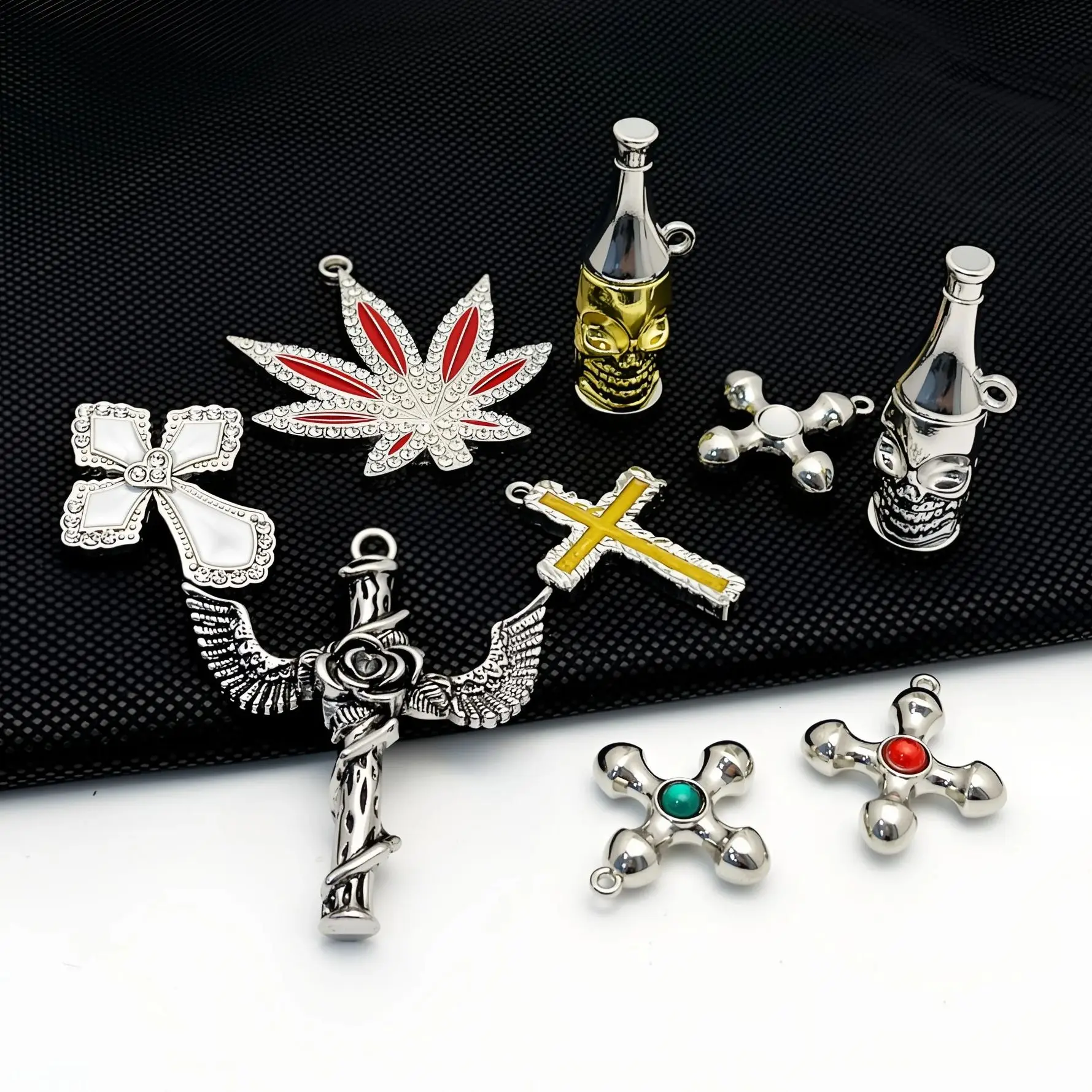 2-шт-модный-ретро-подвеска-в-виде-креста-из-сплава-diy-ожерелье-браслет-и-брелок-декоративные-аксессуары-ниша-религиозный-аксессуар