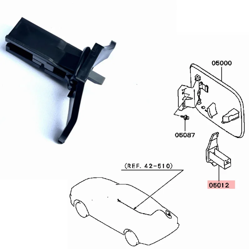 MB827697 MB023335 Fuel tank door lock for Mitsubishi EVO345 generation Lancer 1997-2000