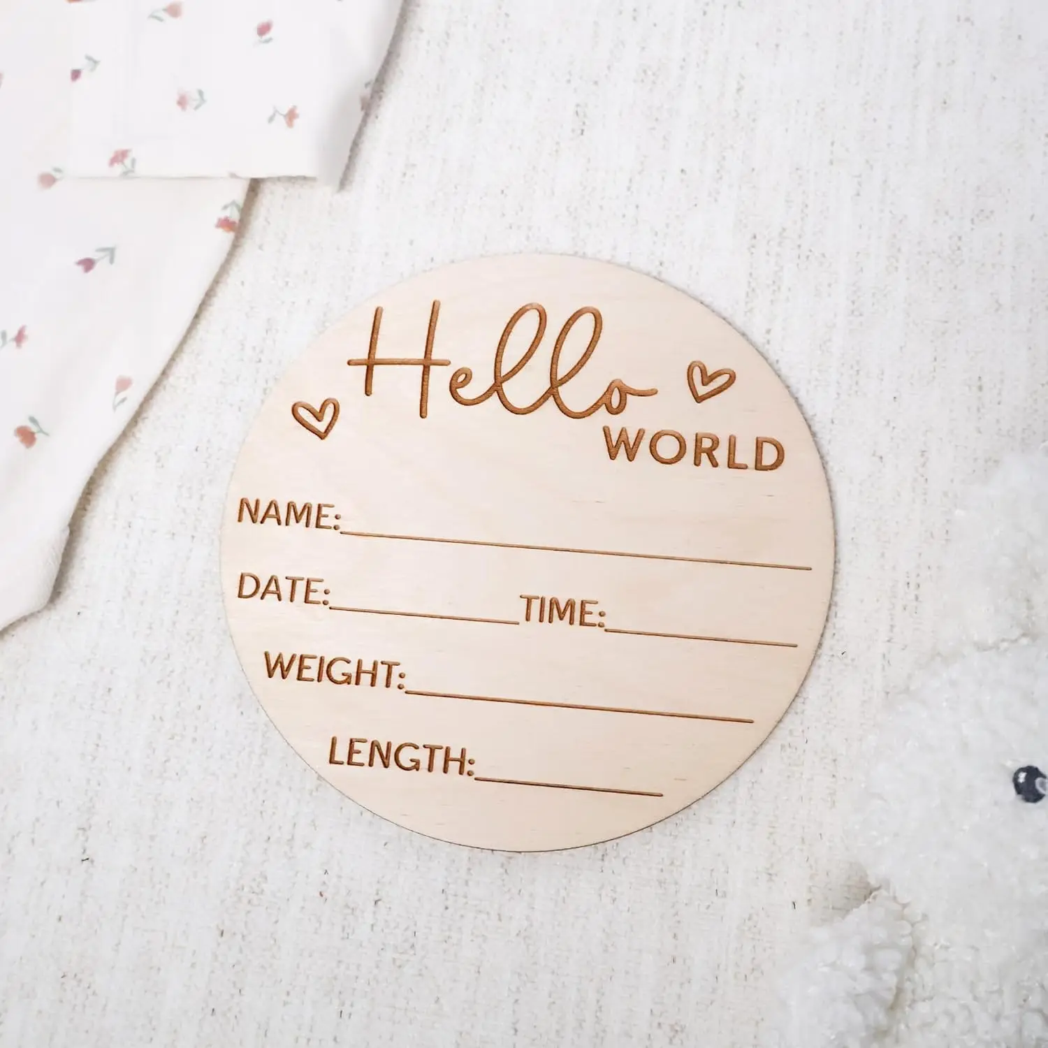 20pcs  Hello World Baby Announcement Sign | Baby Sign For Hospital | Welcome Baby Sign | Hello World | Baby Sign For Hospital |