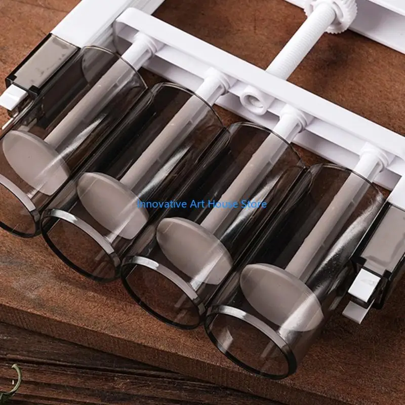 E1PC Dough Quantitative Artifact Hand-Pressed Stuffing Machine Easy to Operate Dessert Stuffing Separator for Baking Lover