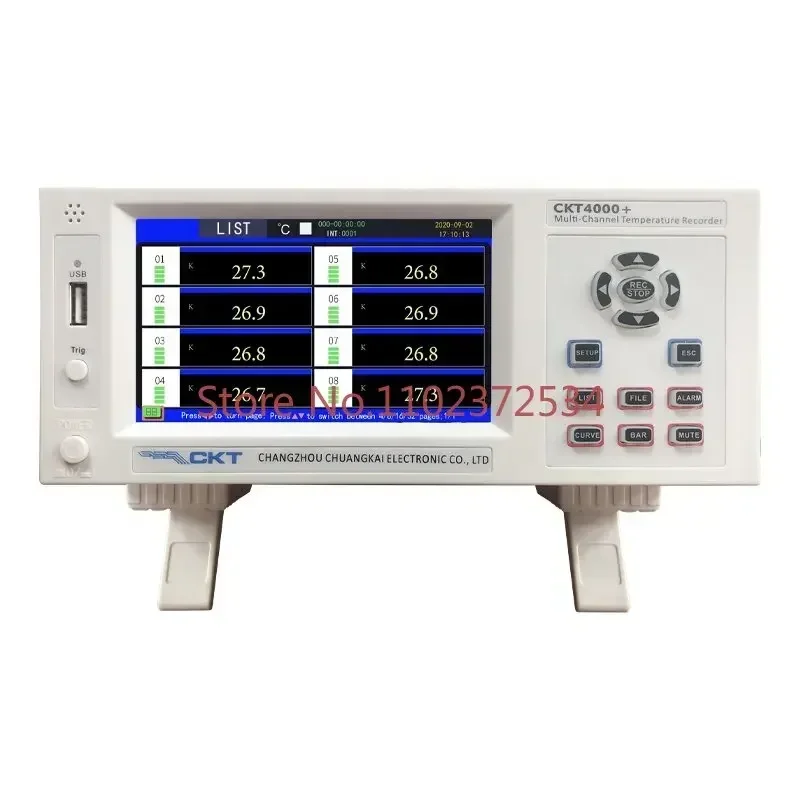 

CKT4000+ Series Multi-channel Temperature Tester Temperature Data Logging Instrument