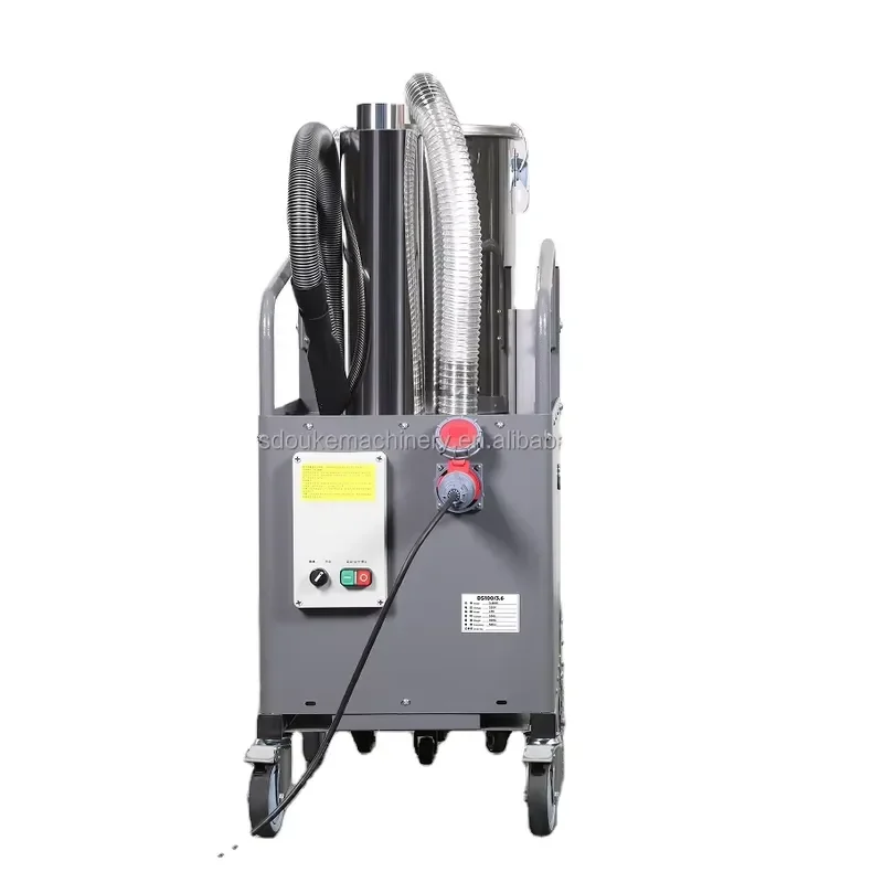 Commercial Industrial Vacuum Cleaner, Wet and Dry Use with Stainless Steel Tank, for Workshop Construction Site