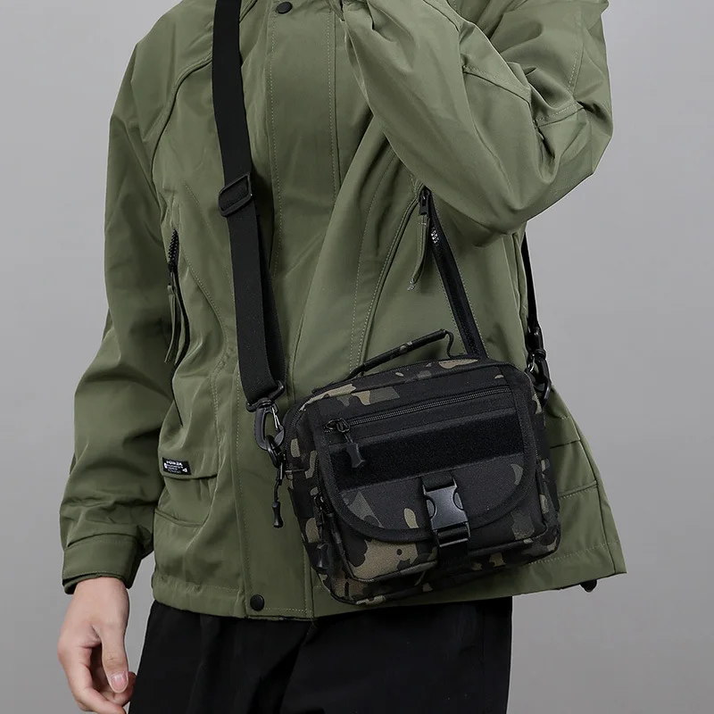 

Men’s Tactical Camouflage Crossbody Bag Outdoor Sports Water-resistant Sling Shoulder Bag Pack for Cycling Hiking