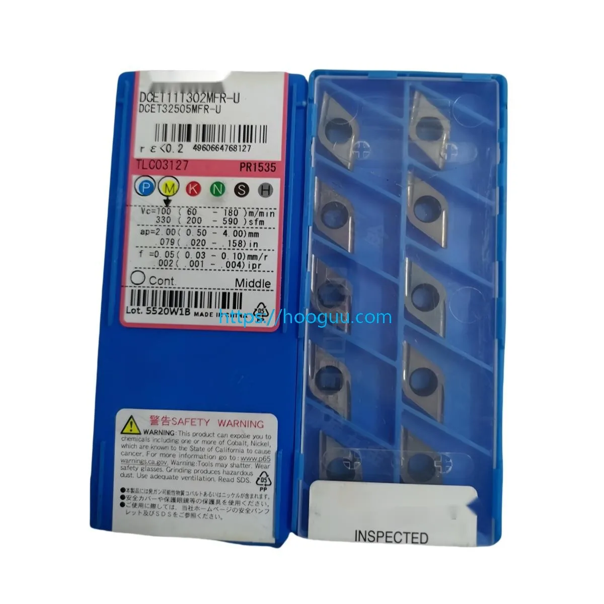 DCET11T304MFR‑U 11T304ML‑F 11T304MR‑F Carbide Turning Inserts Fit STDC‑M Tool Holder CNC Lathe Inserts For Metal Machining