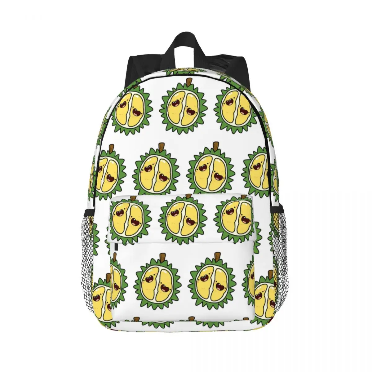 Tropical Durian Cute Cartoon Backpack Daypack Large Capacity Boys Girls BookBag Shoulder Bags for Men Women Kids School Bag
