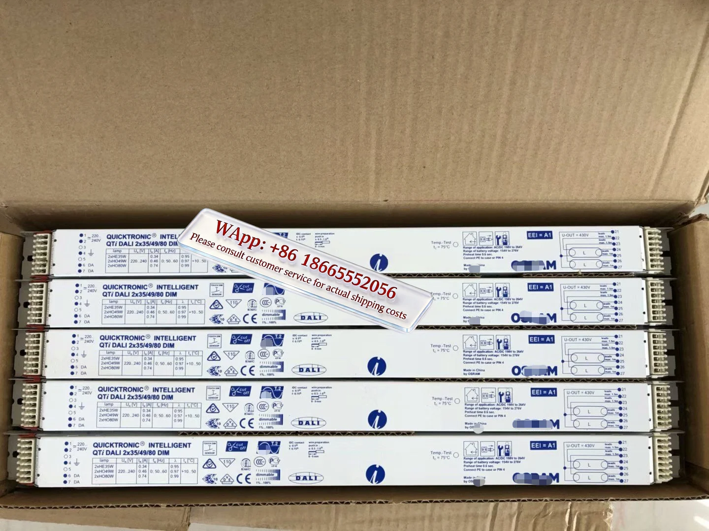 FOR OSR AM QTI Analog Dimming DIM 1-10V Interface T5H Tube Multi-model Universal Electronic Ballast