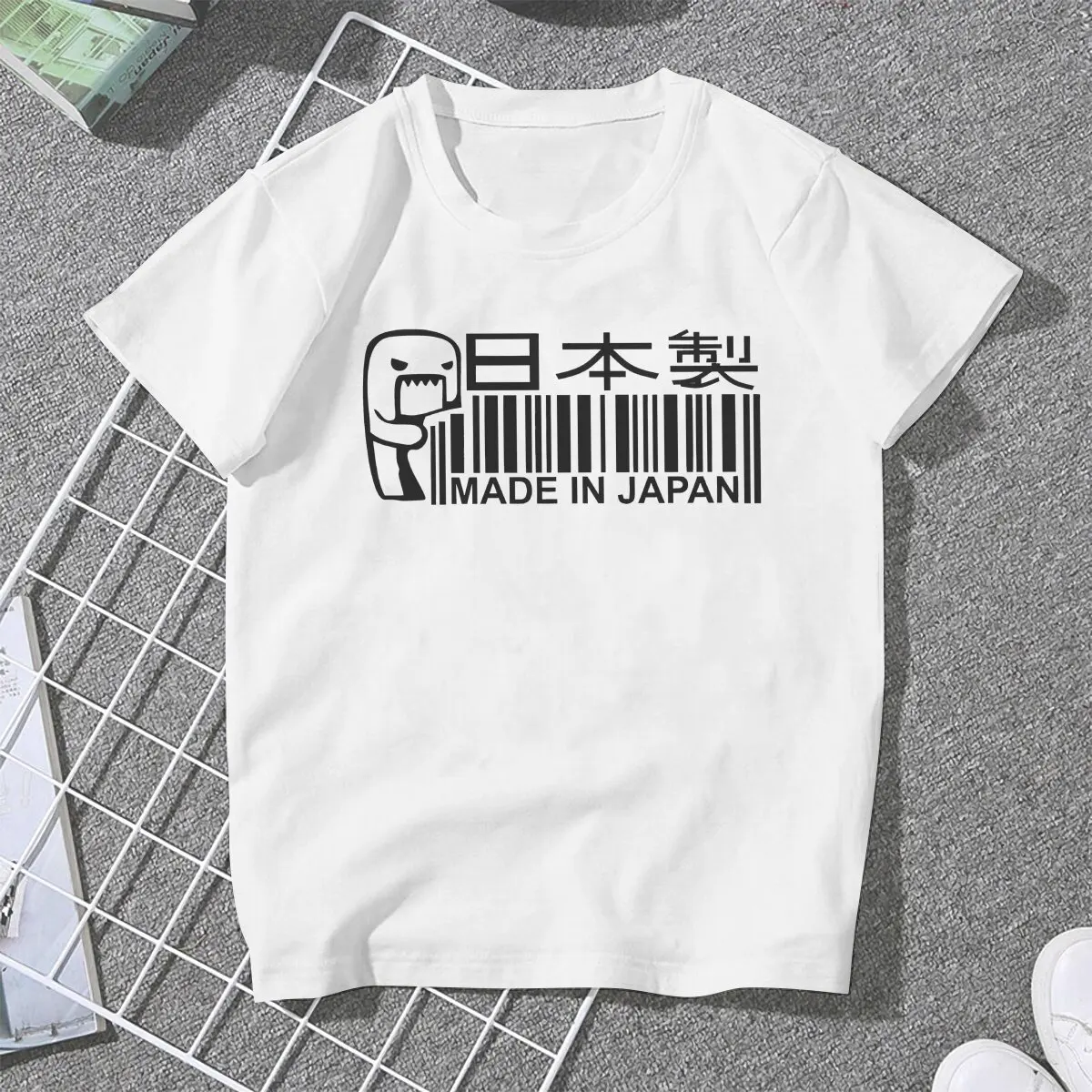 Anime Domo Kun Made In Japan T Shirt Vintage Alternative Women's Polyester Tshirt O-Neck