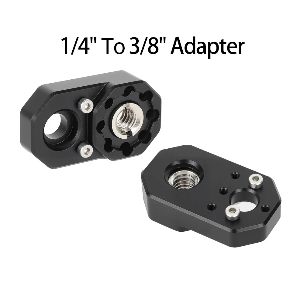 

1/4" to 3/8" Mount Adapter with Anti-Twist Accessory for Tripod Monitor Video Image Transmission DSLR Camera Cage Bracket