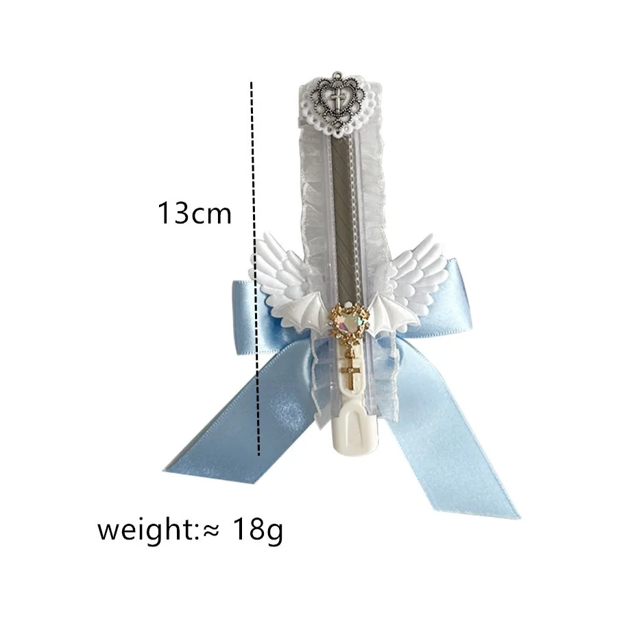 Handmade ขนาดใหญ่ Bow Angel Wings มีดยูทิลิตี้ความงามเครื่องเขียนของขวัญนักเรียนแกะ Express เครื่องตัดกระดาษโรงเรียน Office Supplie