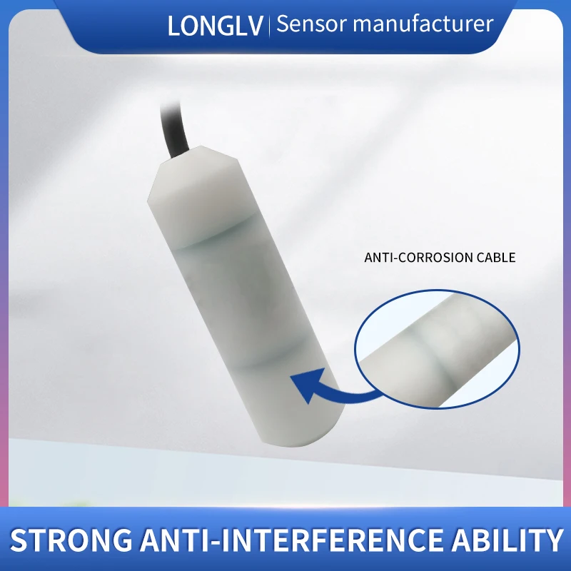 LONGLV PTL602 Input Type Anti Korosi Sensor Tingkat Cair