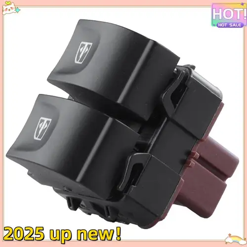 Imagen 2 del producto A80P-Nuevo 254113300 R interruptor de ventanilla eléctrica delantera izquierda doble botón para Renault Clio Dacia